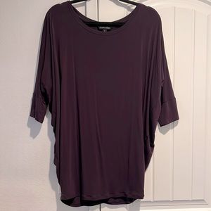 41 Hawthorn bodycon 3/4 sleeve tee. Purple. New, no tags. Medium SOFT!!!